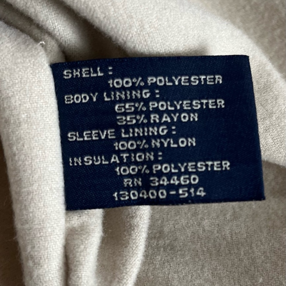 VTG London Fog Tan All Weather Coat: Size S - Picture 5 of 6
